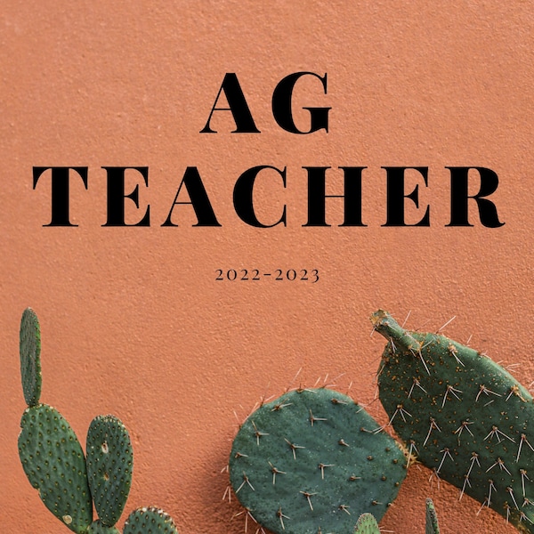 Printable Ag Teacher Planner