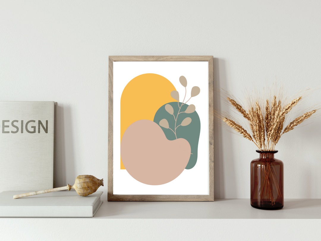 Boho Wall Art, Boho Wall Print, Printable Wall Art, Abstract Wall Art ...
