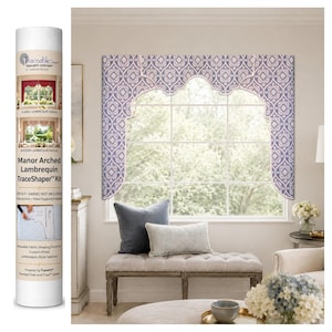 Manor Arched Lambrequin Cornice-Valance Kit
