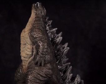 Impression Godzilla en place avec support (détails extrêmement élevés, aucun support nécessaire)