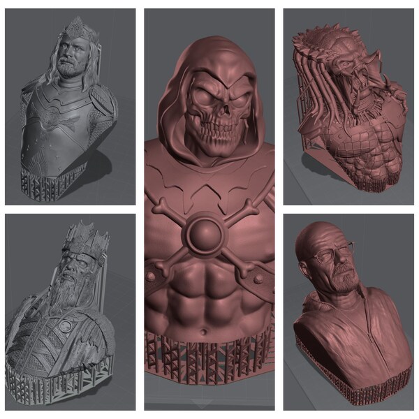 3D Bust Package **READY TO PRINT**