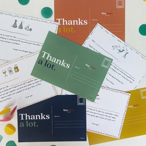 Kid's Fill In the Blank Thank You Card Set (Variëteit)