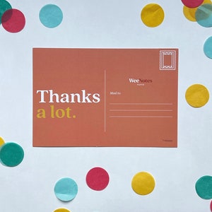Kid es Fill In the Blank Thank You Karte Set