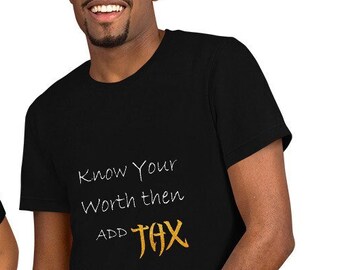 Unisex t-shirt - Know your worth