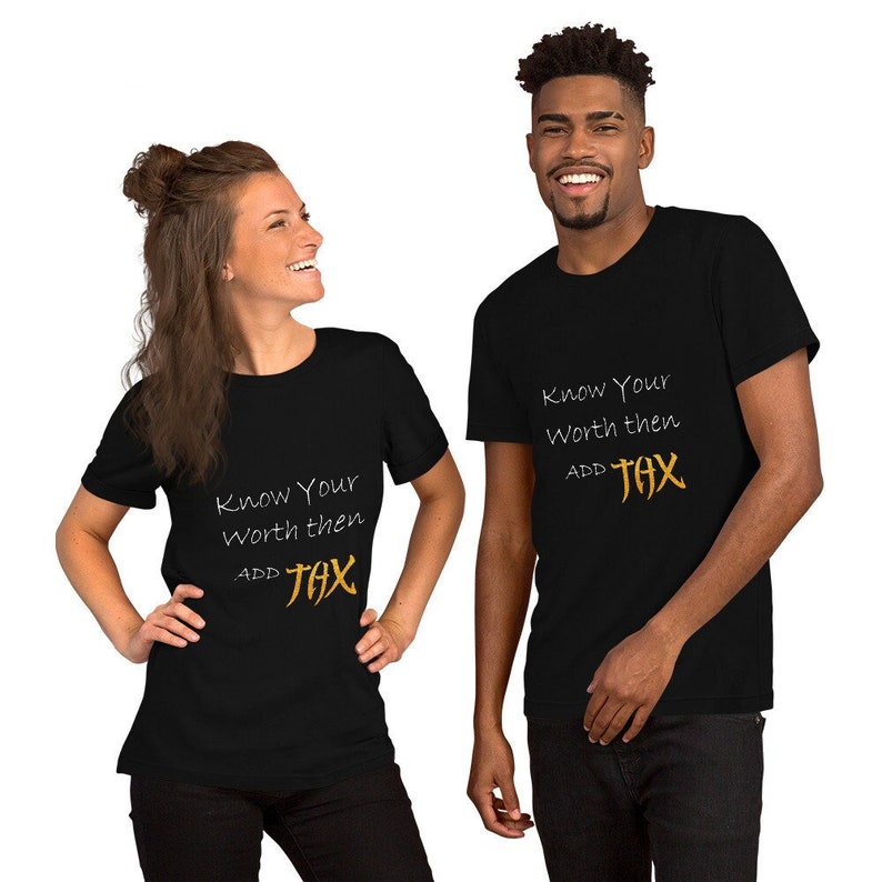 Unisex t-shirt Know your worth zdjęcie 1