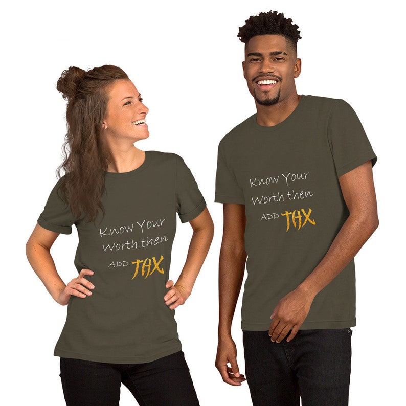 Unisex t-shirt Know your worth zdjęcie 5
