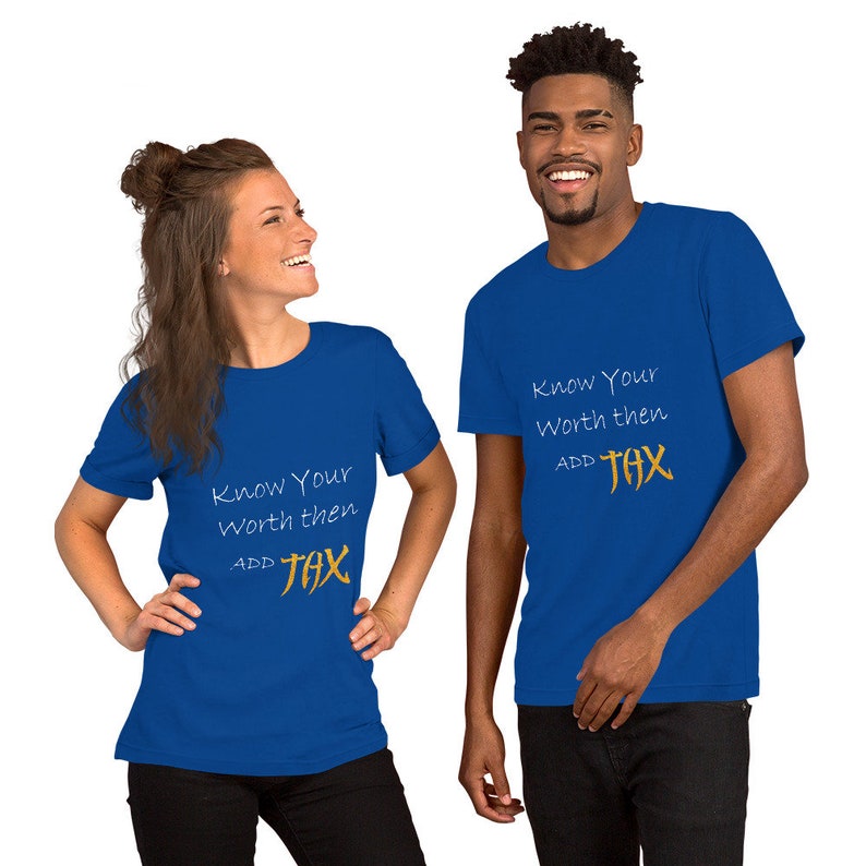 Unisex t-shirt Know your worth zdjęcie 4