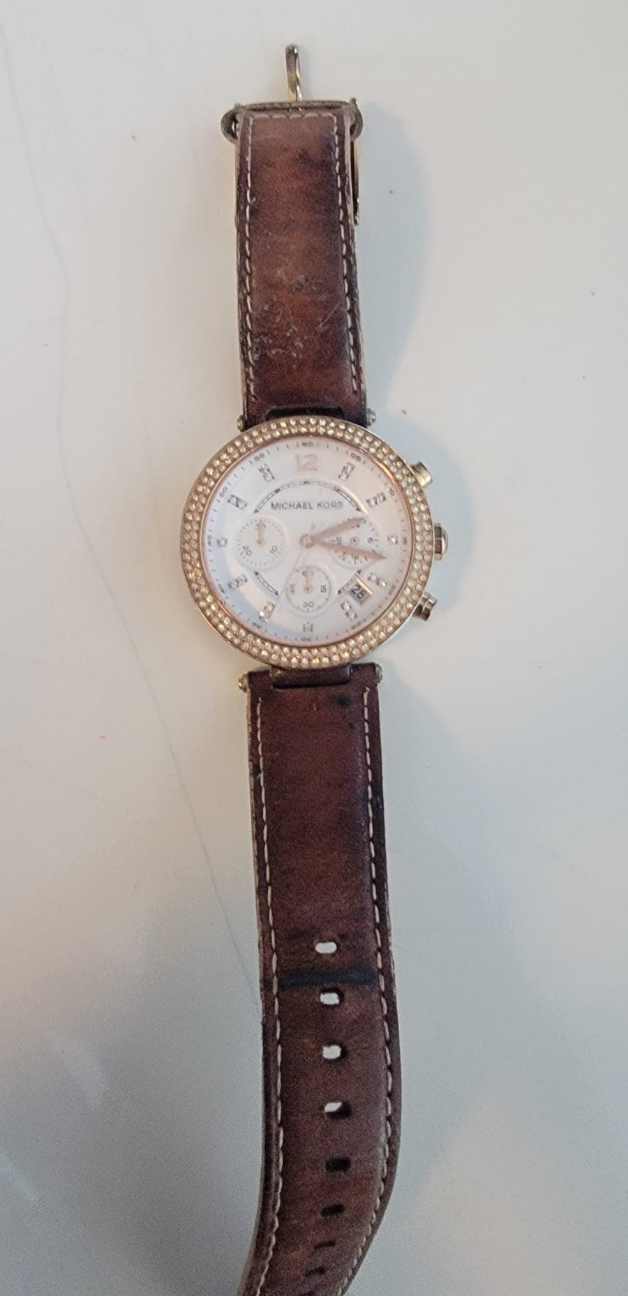 Michael Kors Leather Band Watch MK-5633 - Etsy display picture 1
