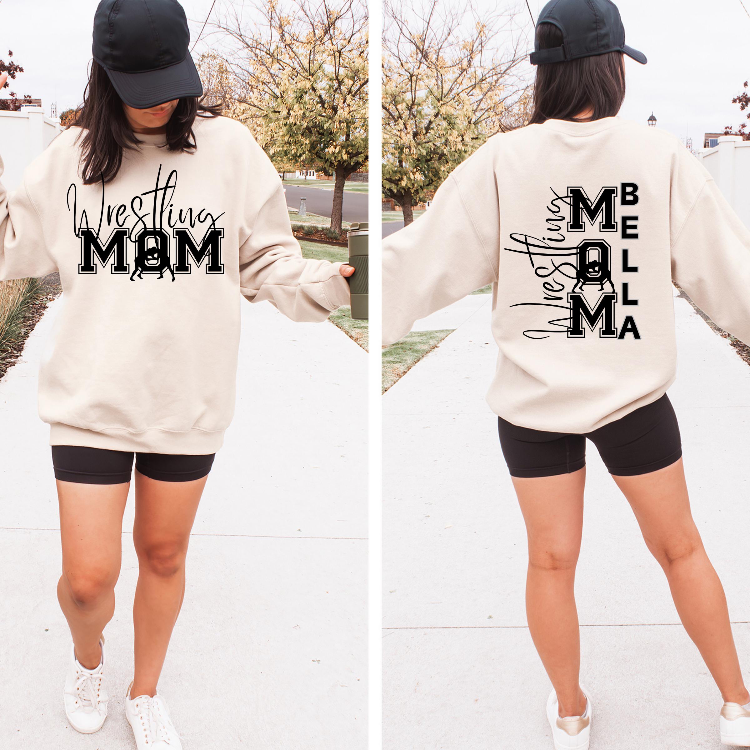 Wrestler Mom Sweatshirt, Wrestling Sweatshirt, Wrestler Mothers, Mother Sweatshirt, Mother Life Named Hoodies, Wrestler Mother Gift tshirt