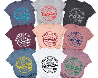Family Vacation 2025 Making Memories Together Shirt,Family Holiday Tshirt, Beach Squad Shirts,Travel Shirt, Summer Tee,Family Gift