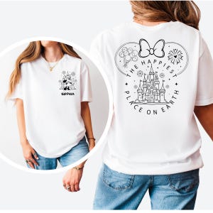 The Happiest Place One Earth Shirt, Disney Magical Castle Shirt, Mickey Castle Shirt, Disney Vacation Shirt, Magical Kingdom Shirt