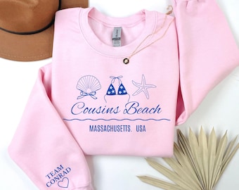 Cousins Beach  Sweatshirt, The Summer I Turned Pretty Shirt, Team Conrad, Team Jeremiah, Team Belly, Summer Vibes, Bookish Merch