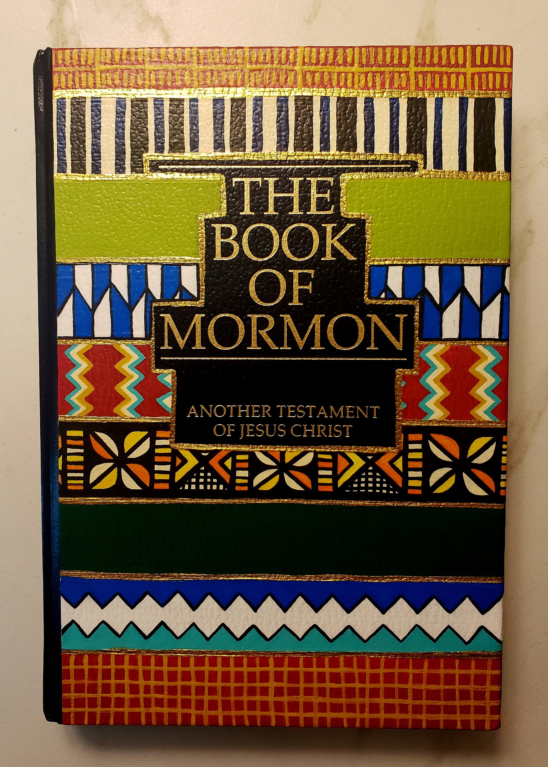 Custom Hand Painted Book of Mormon Etsy