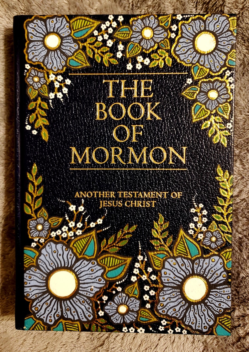 Custom Hand Painted Book of Mormon Etsy