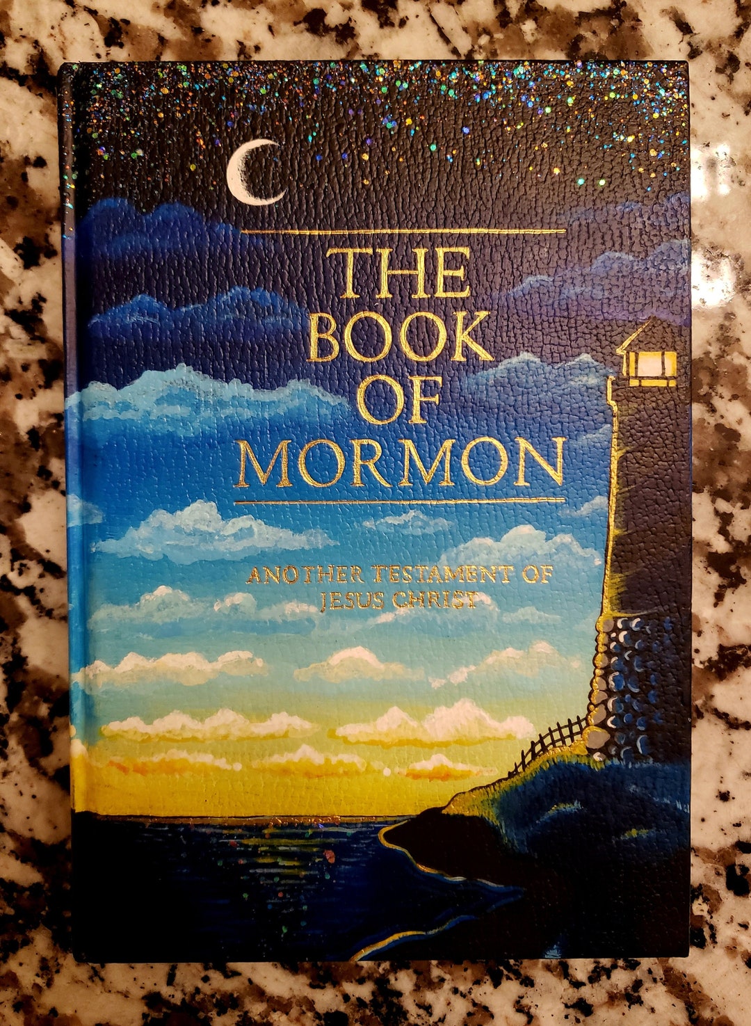 Custom Hand Painted Book of Mormon - Etsy