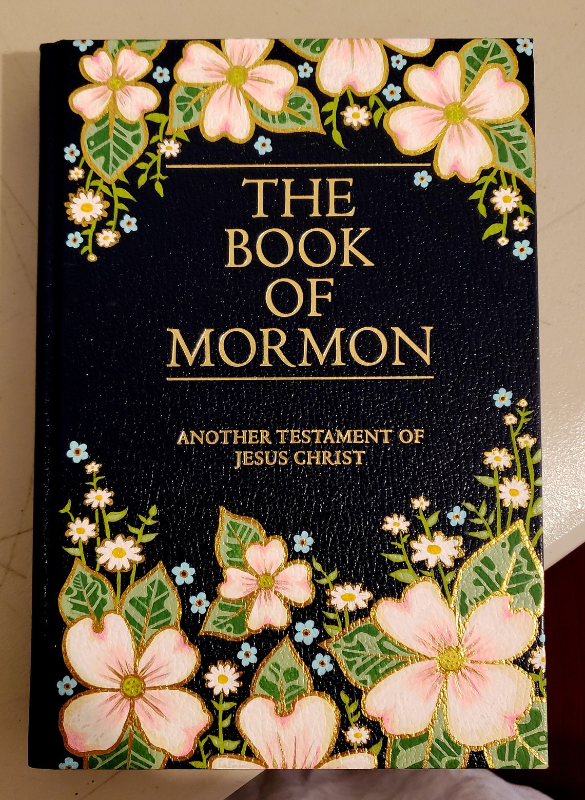 Custom Hand Painted Book of Mormon Etsy
