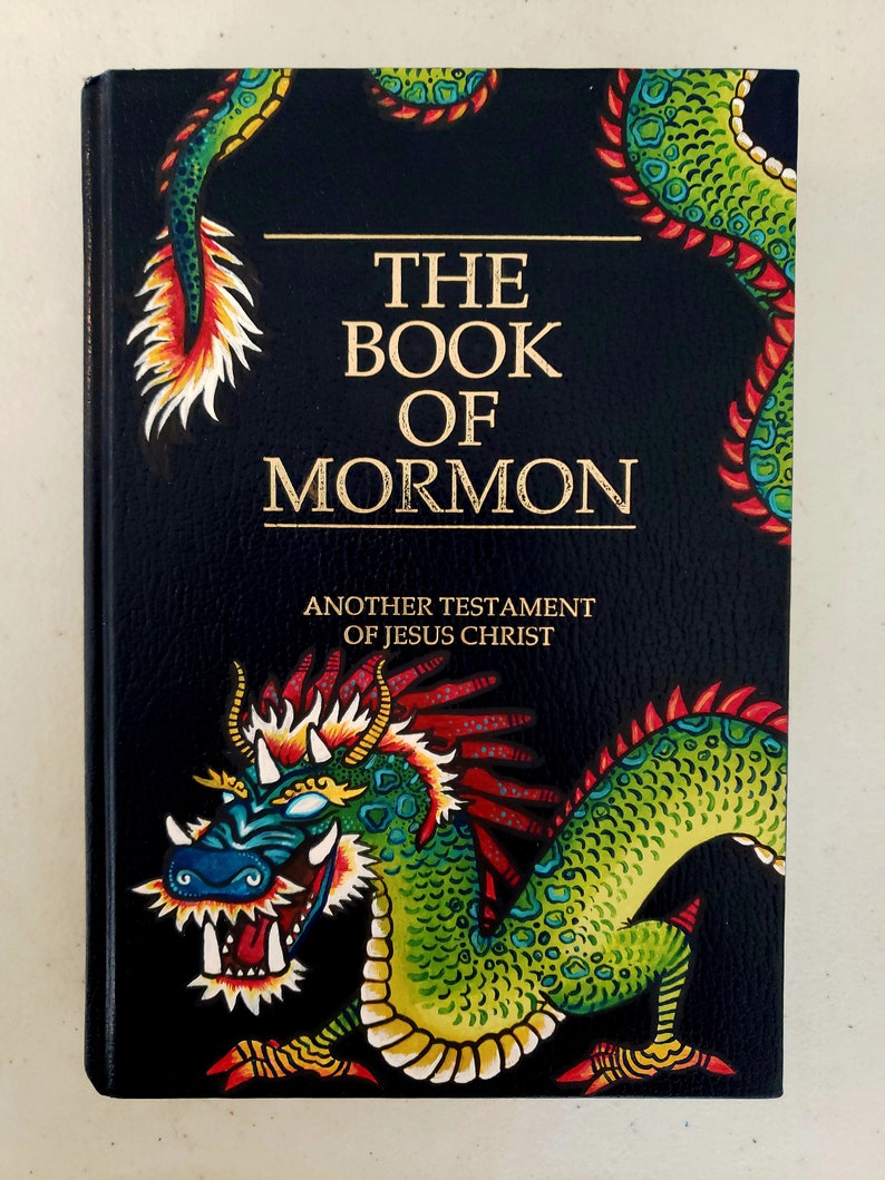 Custom Hand Painted Book of Mormon Etsy