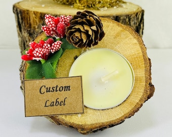 Christmas Party Guest Handmade Candle Gifts, Personalized Wedding Favors, Bridal Showers Gifts, Bridesmaid Gifts Box, Baptism Ceramony Gifts