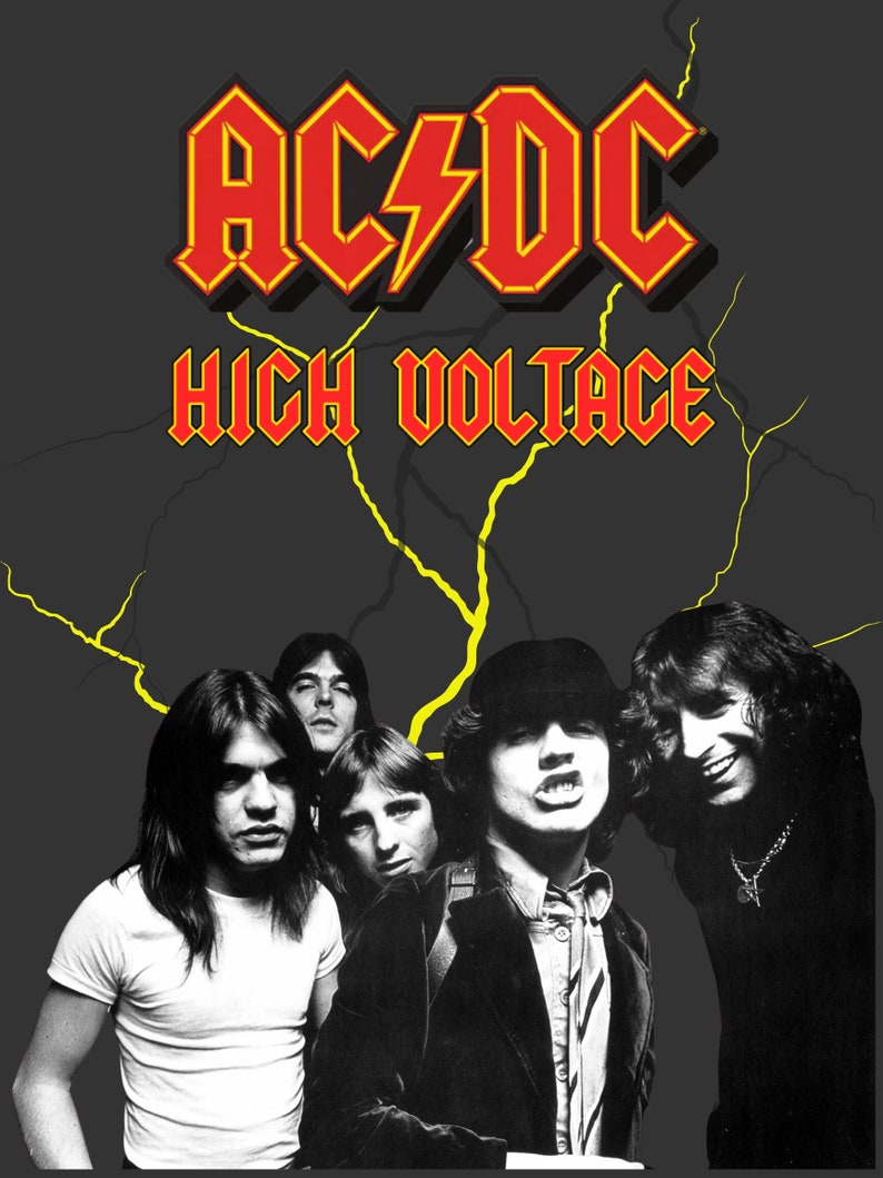 ACDC Print - Etsy