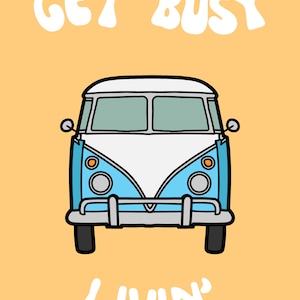 Volkswagen Van Print