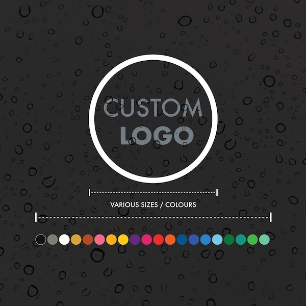 Custom Logo Sticker Vinyl Decals for Businesses - Car Decals Stickers Window Colour Vinyl Shop Sign