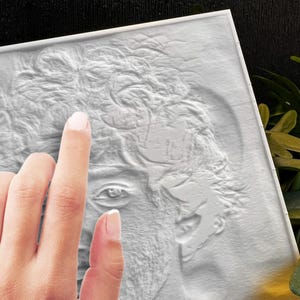 Personalisierte taktile Bilder für blinde und sehgeschädigte Menschen - 3D gedrucktes Lithophan