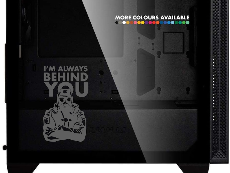 Custom Gaming PC Case Sticker Vinyl Decal Towers Computer Etsy