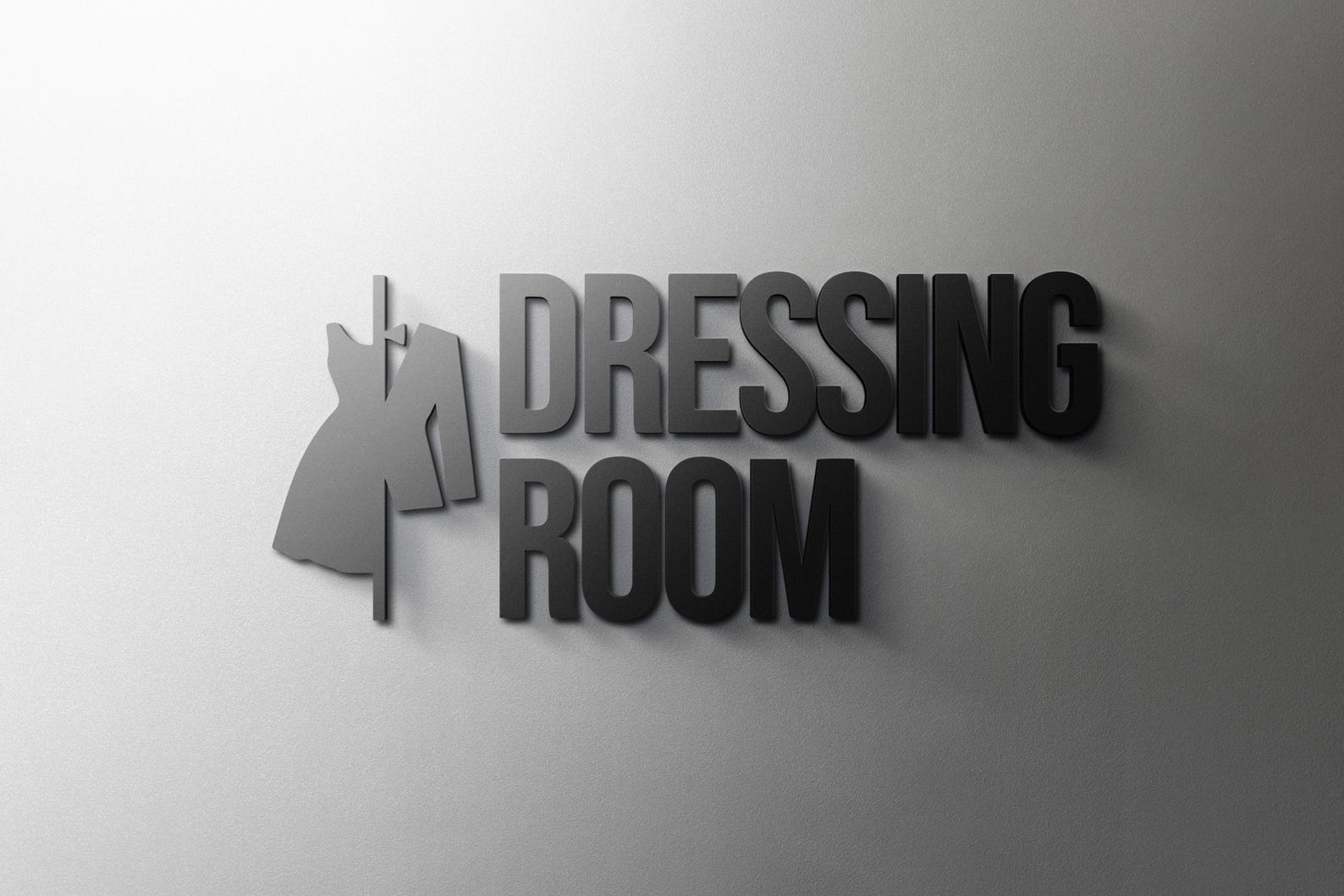 Dressing Rooom Sign Dressing Room Sign - 3mm Acrylic Wellness, Fitting Wardrobe, 3D, Closet ...