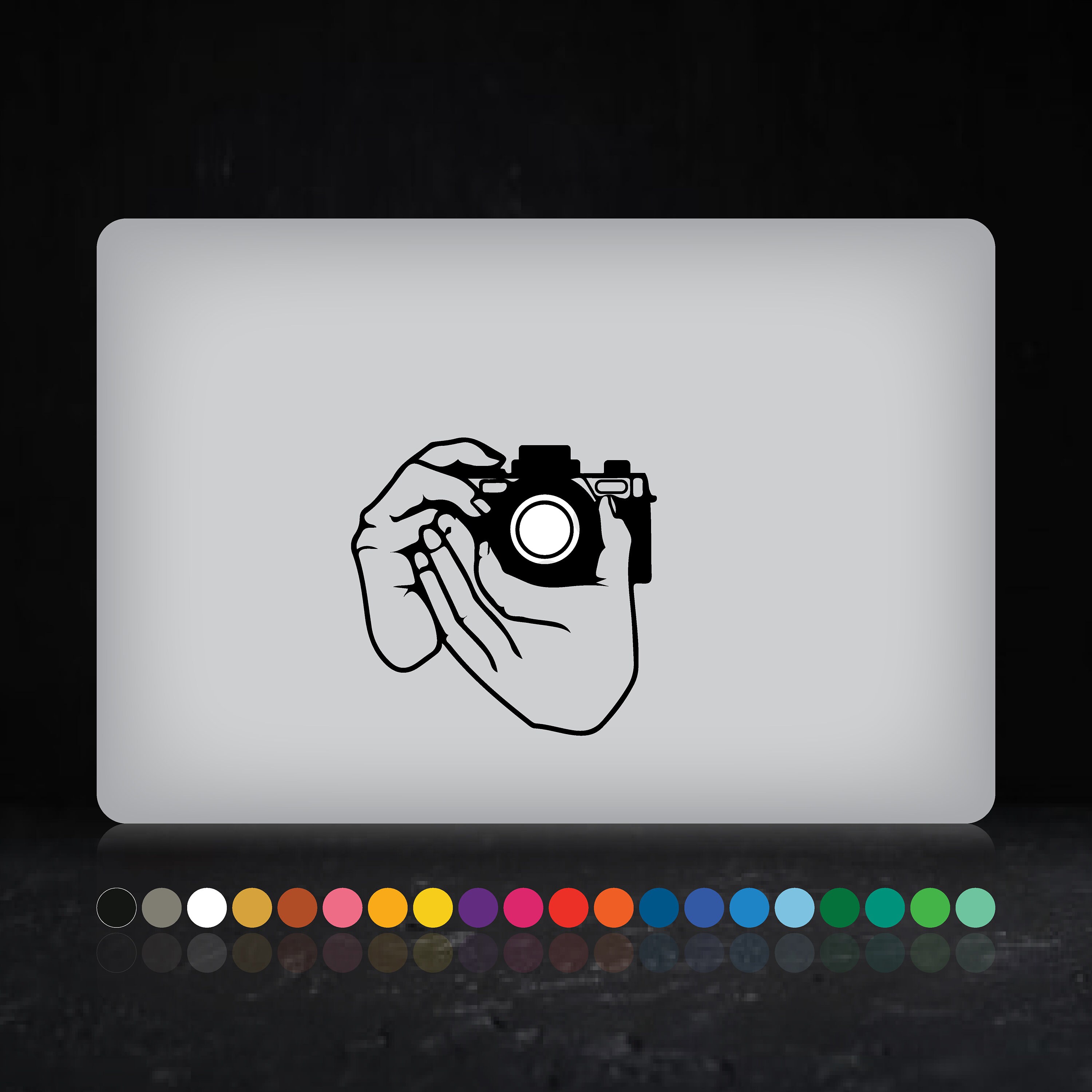 Handheld Camera - Laptop PC Decal Sticker Apple MacBook Pro Back ...