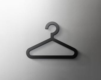Hanger Cloakroom Sign - Acrylic Restroom, Salon, 3D, Changing, Modern, Wardrop, Restaurant, Hotel Door Sign - Self Adhesive