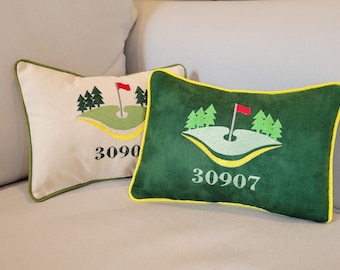 Small Personalized Golf Lovers' Accent Pillow