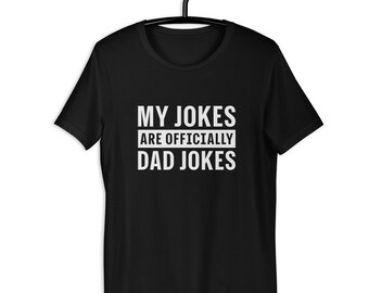 Dad Pregnancy Announcement Shirt – 'Dad Jokes' Reveal Tee
