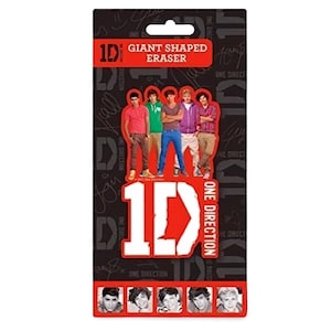 One Direction Giant Shaped Eraser (1D, Eraser, Stationery, School)