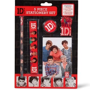 One Direction 5-delige briefpapierset (stationair, 5 st, 1D)