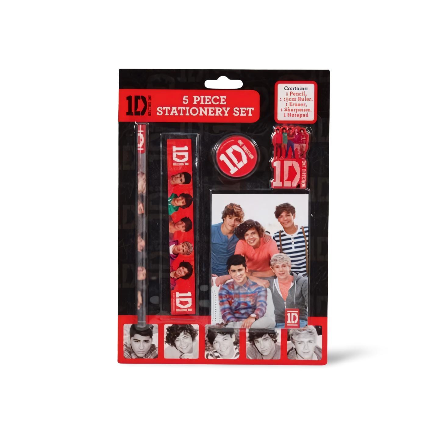 One Directionセット One Direction 5 Piece Stationery Set (stationary, 5pc, 1D) - Etsy
