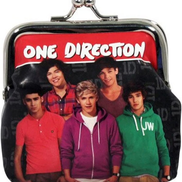 One Direction Mini Clip Purse (1D, Purse, Bag, School, Coin)