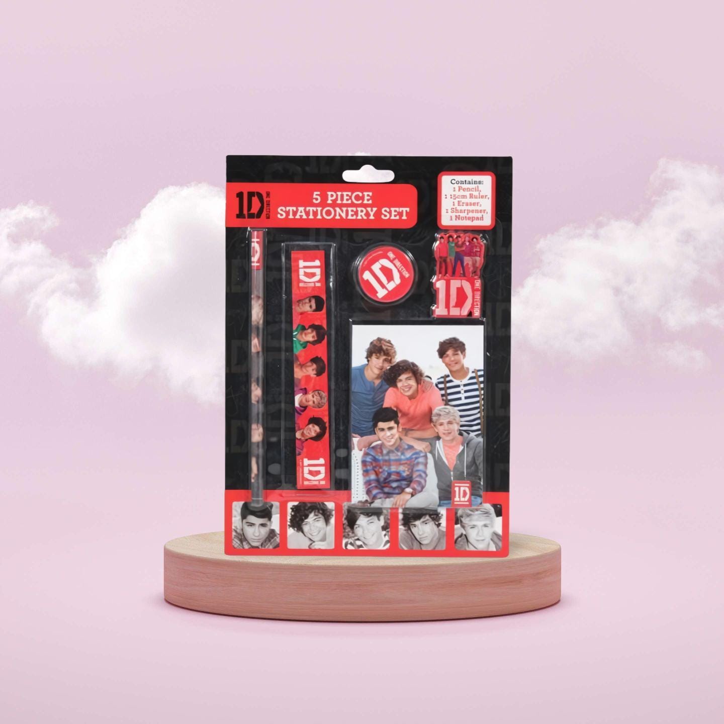 One Direction 5 Piece Stationery Set (stationary, 5pc, 1D) - Etsy