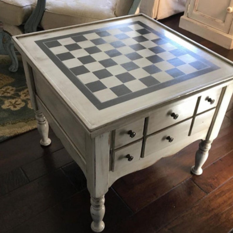 Chess Board Stencil Checkerboard Template - Etsy