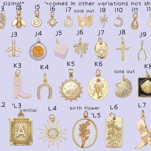 gold filled charms waterproof & tarnish free image 3