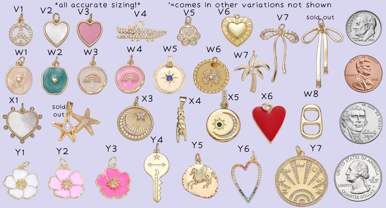 gold filled charms waterproof & tarnish free image 6