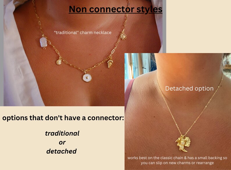 Custom charm necklace Gold filled necklaces waterproof & tarnish free image 8