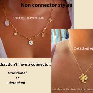 Custom charm necklace Gold filled necklaces waterproof & tarnish free image 8