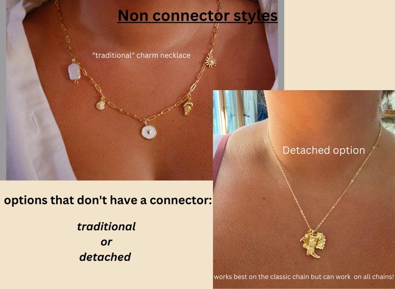 Custom charm necklace Gold filled necklaces waterproof & tarnish free image 8