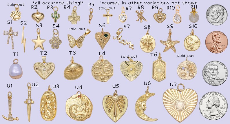 gold filled charms waterproof & tarnish free image 5