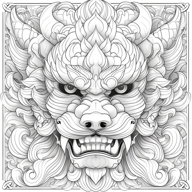 6 Mandala Coloring Pages. Dragons, Fairytales, and More. Coloring Pages ...