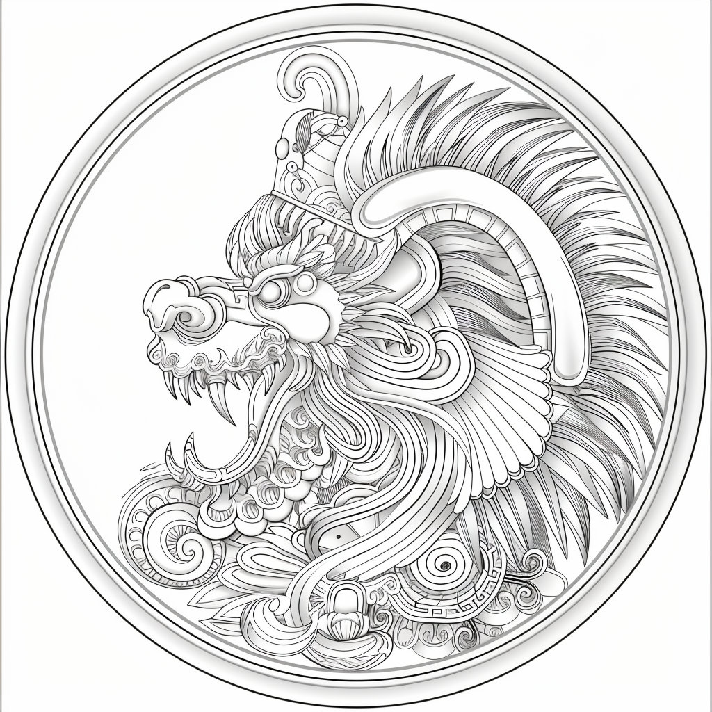 6 Mandala Coloring Pages. Dragons, Fairytales, and More. Coloring Pages ...
