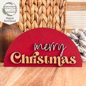 Boho Merry Christmas Arch SVG, Digital File, Bundle, Half Circle, Modern, Winter, Christmas, Glowforge, Laser Cutter, Download,
