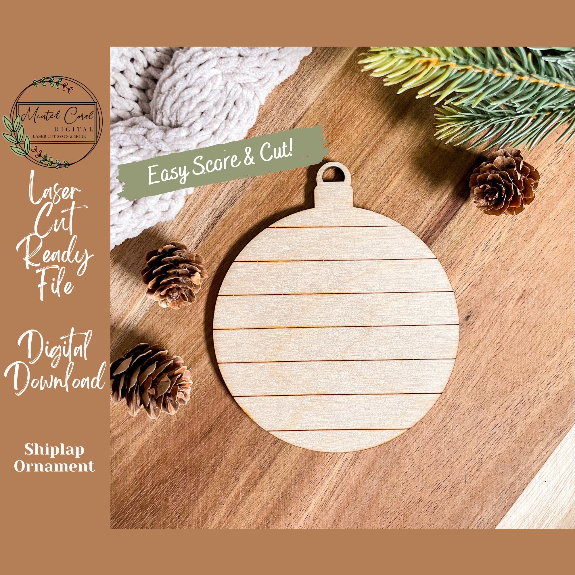 DIY Christmas Ornament Kits, Paintable, Stackable, Fun for Kids, Do It  Yourself, It's a Great Gift Made From Beautiful Reclaimed Wood 