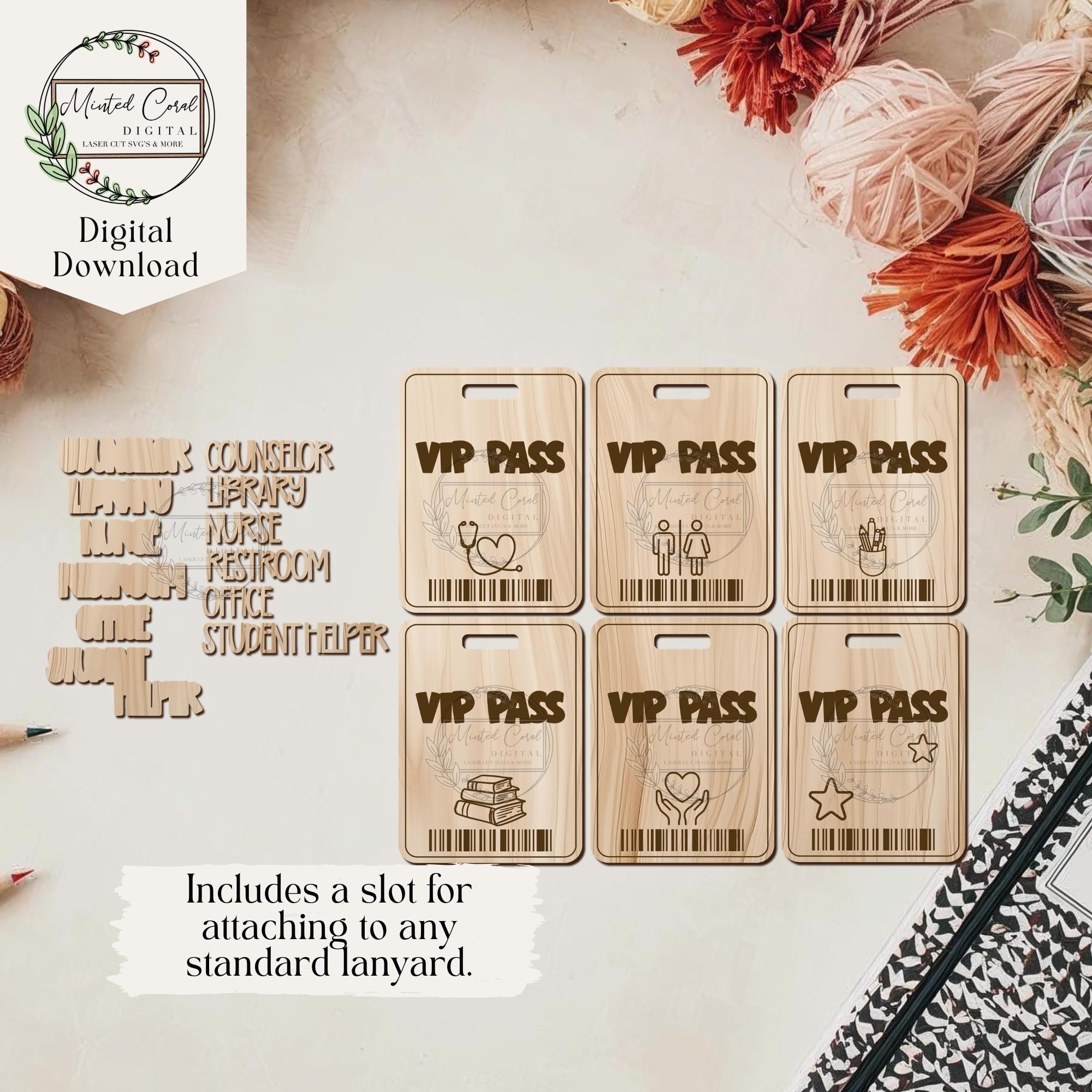 Pool Pass Svg Hall Pass SVG, Digital Download, Teacher Appreciation Gift ...