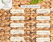 Bible Verse Keychain SVG, Digital Download, Inspirational Christian Gift, Scripture, Laser Cut File